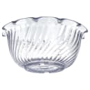 Carlisle 8 oz Tulip Berry Dish - Plastic, Clear (453507) thumbnail 4