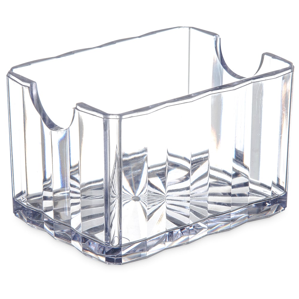 Carlisle Rectangular Sugar Caddy - Plastic, Clear (454907)