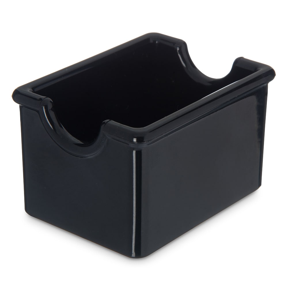 Carlisle Rectangular Sugar Caddy - Plastic, Black (455003)