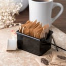 Carlisle Rectangular Sugar Caddy - Plastic, Black (455003) thumbnail 5
