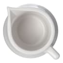 Carlisle 3 oz Creamer, Plastic, White (456302) thumbnail 3
