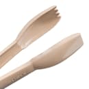 Carlisle 6"L Plastic Salad Tongs, Beige (460606) thumbnail 4