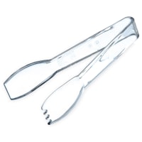 Carlisle 6"L Plastic Salad Tongs, Black (460603) thumbnail 6