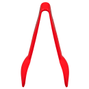 Carlisle 6"L Plastic Salad Tongs, Red (460605) thumbnail 2