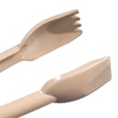 Carlisle 9"L Plastic Salad Tongs, Beige (460906) thumbnail 4