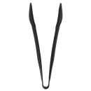 Carlisle 9"L Plastic Salad Tongs, Black (460903) thumbnail 2