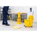 Carlisle Mop Bucket Combo - Down Press Wringer, Yellow (4690404) thumbnail 5