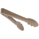 Carlisle 9"L Plastic Utility Tongs, Beige (470906) thumbnail 4