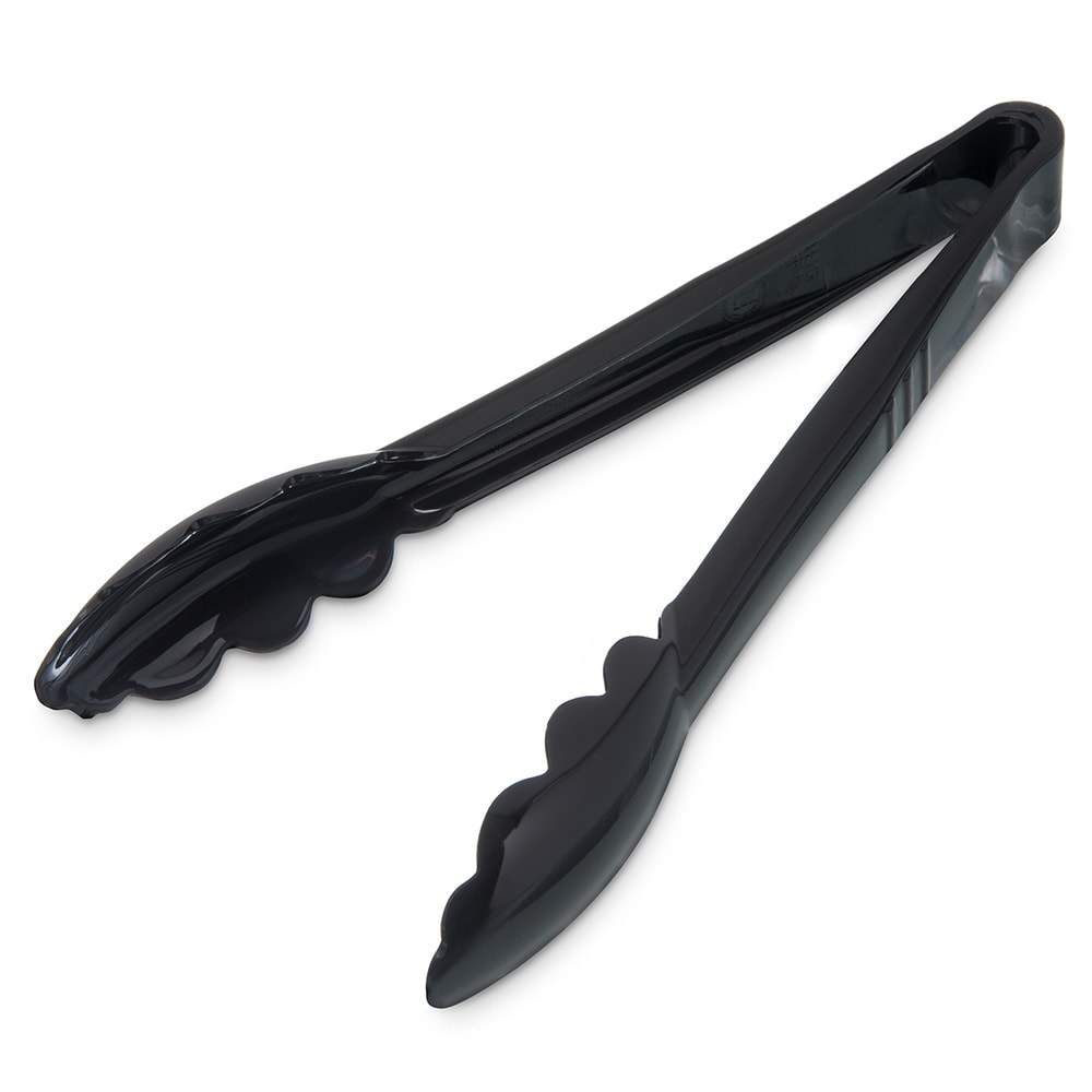 Carlisle 9"L Plastic Utility Tongs, Black (470903)