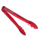 Carlisle 9"L Plastic Utility Tongs, Red (470905) thumbnail 4