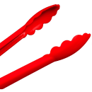 Carlisle 12"L Plastic Utility Tongs, Red (471205) thumbnail 4