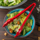 Carlisle 12"L Plastic Utility Tongs, Red (471205) thumbnail 5