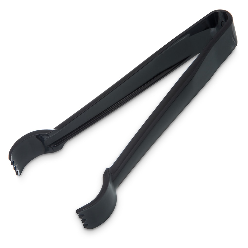 Carlisle 6"L Plastic Pom Tongs, Black (480603)