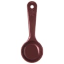 Carlisle 1 1/2 oz Solid Portion Spoon w/ Flat Bottom, Plastic, Reddish Brown (492201) thumbnail 2