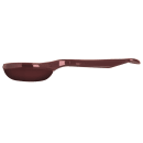 Carlisle 1 1/2 oz Solid Portion Spoon w/ Flat Bottom, Plastic, Reddish Brown (492201) thumbnail 3