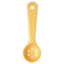Carlisle 1 oz Perforated Measure Misers® Portion Spoon, Yellow (492304) thumbnail 3