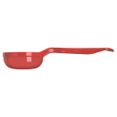 Carlisle 2 oz Solid Portion Spoon w/ Flat Bottom, Plastic, Red (492405) thumbnail 3