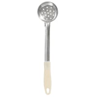Carlisle 3 oz Perforated Measure Miser® Portion Spoon, White (492702) thumbnail 5