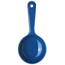 Carlisle 8 oz Solid Portion Spoon w/ Flat Bottom, Plastic, Blue (493114) thumbnail 2