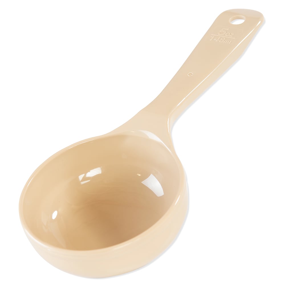 Carlisle 5 oz Solid Measure Miser® Portion Spoon, Beige (493306)