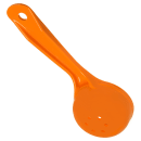 Carlisle 2 1/2 oz Perforated Measure Misers® Portion Spoon, Orange (496324) thumbnail 4