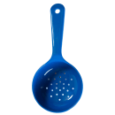 Carlisle 8 oz Perforated Measure Miser® Portion Spoon, Blue (496814) thumbnail 2