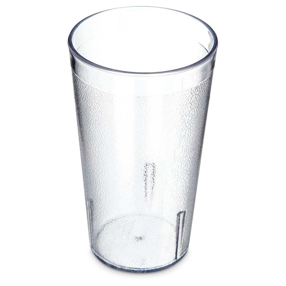 Carlisle 12 oz Clear Textured Plastic Tumbler (5212-207)