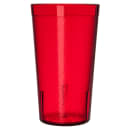 Carlisle 12 oz Ruby Textured Plastic Tumbler (5212-81-10) thumbnail 2