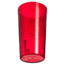 Carlisle 12 oz Ruby Textured Plastic Tumbler (5212-81-10) thumbnail 3