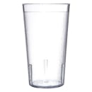 Carlisle 12 oz Clear Textured Plastic Tumbler (521207) thumbnail 3