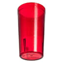 Carlisle 12 oz Ruby Textured Plastic Tumbler (521210) thumbnail 2
