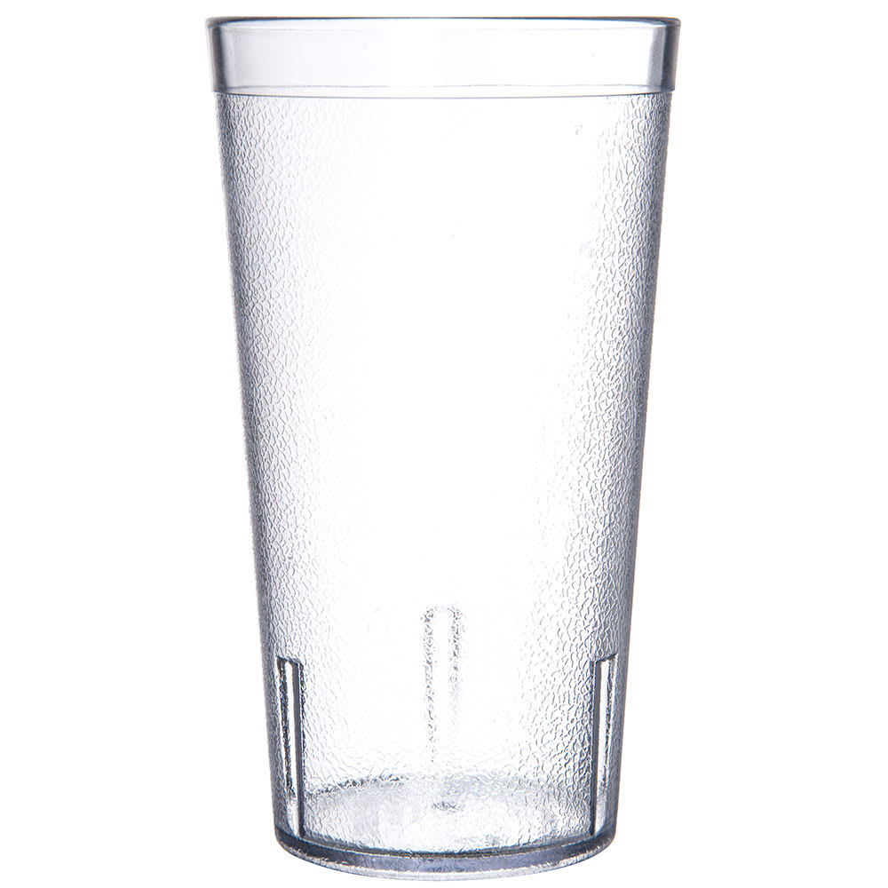 Carlisle 16 oz Clear Textured Plastic Tumbler (5216-207)