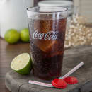 Carlisle 16 oz Clear Textured Coca Cola® Plastic Tumbler (52163550E) thumbnail 5