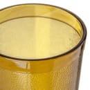 Carlisle 16 oz Amber Textured Plastic Tumbler (521613) thumbnail 4