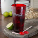 Carlisle 20 oz Ruby Textured Coca Cola® Plastic Tumbler (52203550) thumbnail 6