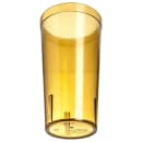 Carlisle 20 oz Amber Textured Plastic Tumbler (522013) thumbnail 2