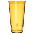 Carlisle 20 oz Amber Textured Plastic Tumbler (522013) thumbnail 3