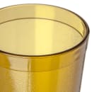 Carlisle 20 oz Amber Textured Plastic Tumbler (522013) thumbnail 4