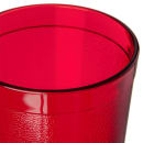 Carlisle 20 oz Clear Textured Ruby Tumbler (522010) thumbnail 4