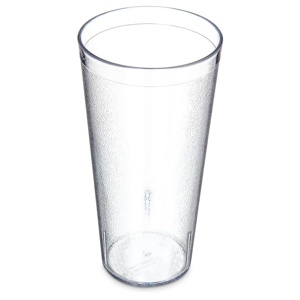 Carlisle 24 oz Clear Textured Plastic Tumbler (522407)