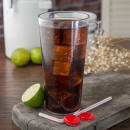 Carlisle 24 oz Clear Textured Plastic Tumbler (522407) thumbnail 5