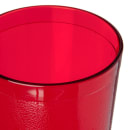 Carlisle 24 oz Ruby Textured Plastic Tumbler (522410) thumbnail 4