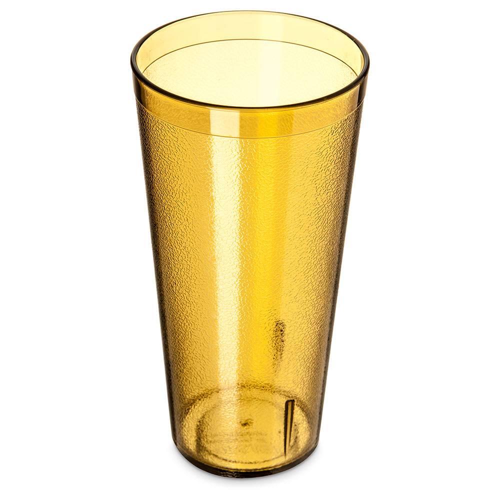 Carlisle 24 oz Amber Textured Plastic Tumbler (522413)