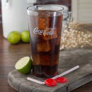 Carlisle 24 oz Clear Textured Coca Cola® Plastic Tumbler (52243550G) thumbnail 5