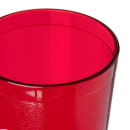 Carlisle 24 oz Ruby Textured Coca Cola® Plastic Tumbler (52243550H) thumbnail 3