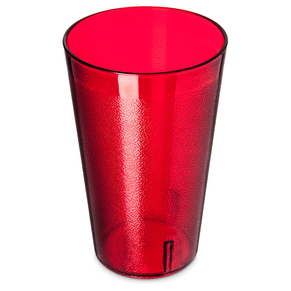 Carlisle 32 oz Ruby Textured Plastic Tumbler (523210)