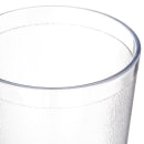 Carlisle 32 oz Clear Textured Plastic Tumbler (523207) thumbnail 4