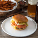 Carlisle 9" Round Melamine Salad Plate, White (5300102) thumbnail 5