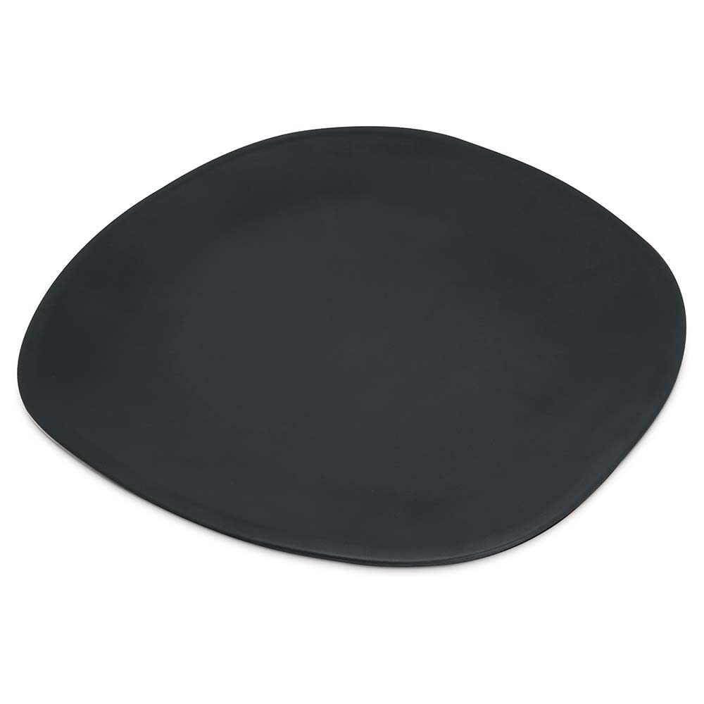 Carlisle 13" Oblong Ridge Platter - Melamine, Slate (5310238)