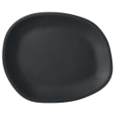 Carlisle 13" Oblong Ridge Platter - Melamine, Slate (5310238) thumbnail 2